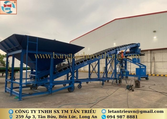 Băng Tải Cao Su Lòng Máng