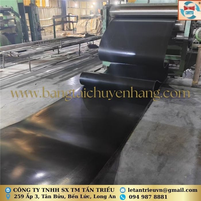 Gia công dây băng tải cao su bố vải