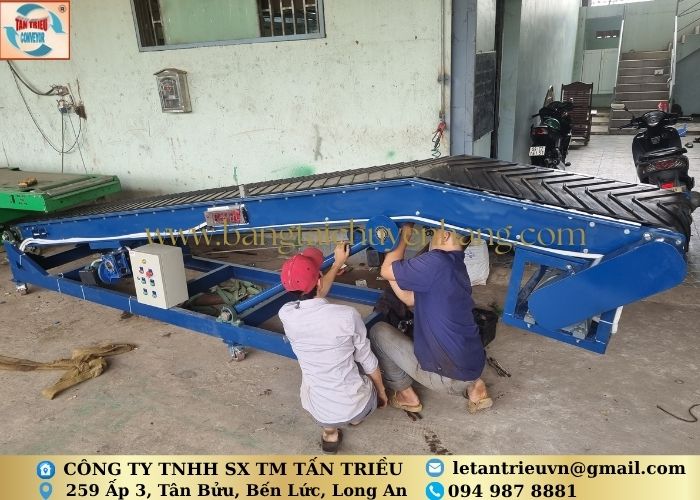 Băng Tải Cao Su Có Gân