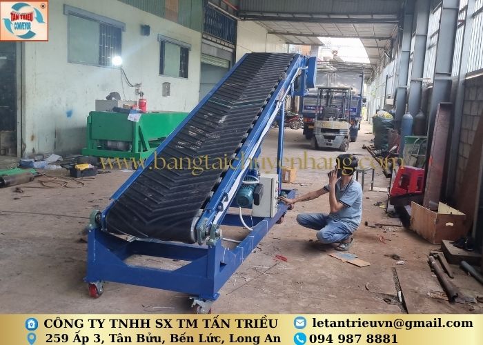 Băng Tải Cao Su Có Gân