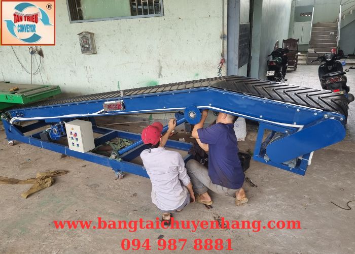 Băng Tải Cao Su Có Gân