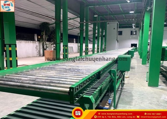 Băng tải con lăn tự do Tấn Triều