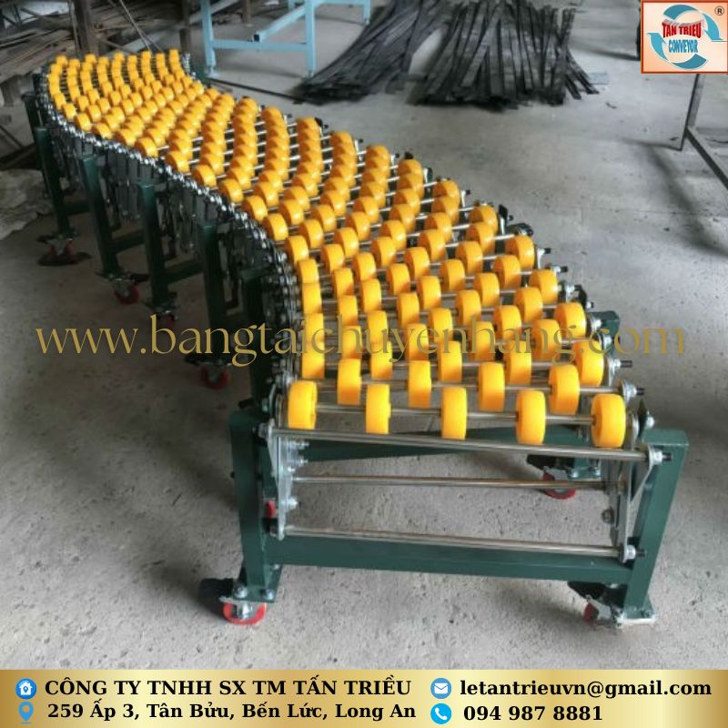 Băng Tải Con Lăn Nhựa
