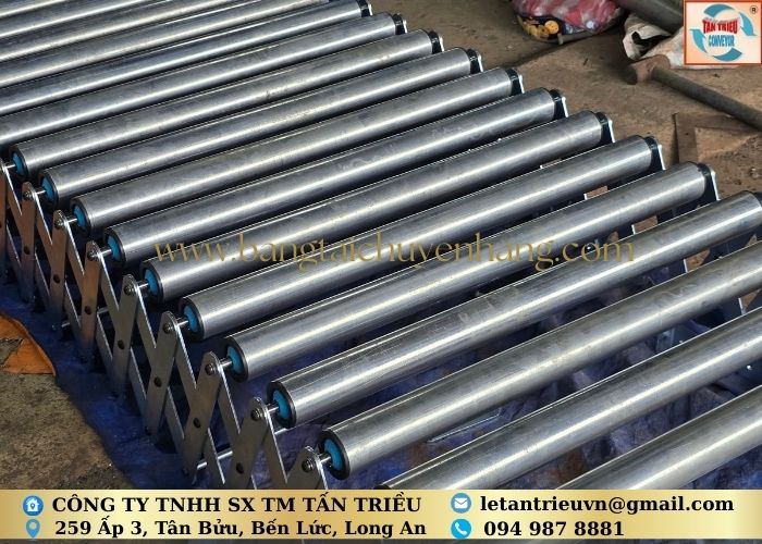 Băng tải con lăn xếp tự do