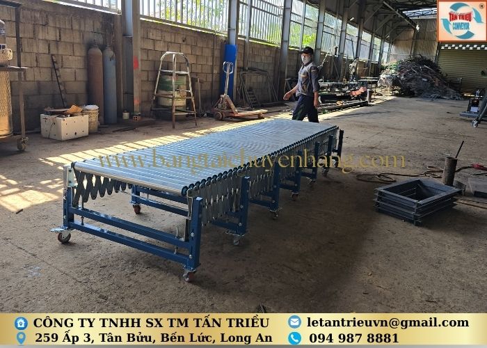 Băng tải con lăn xếp tự do