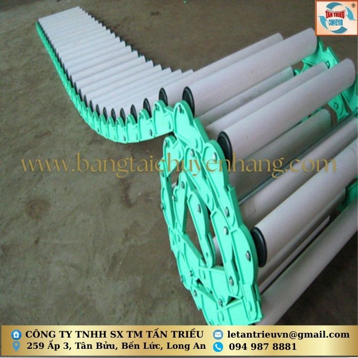 Băng tải Con Lăn Nhựa Cuốn