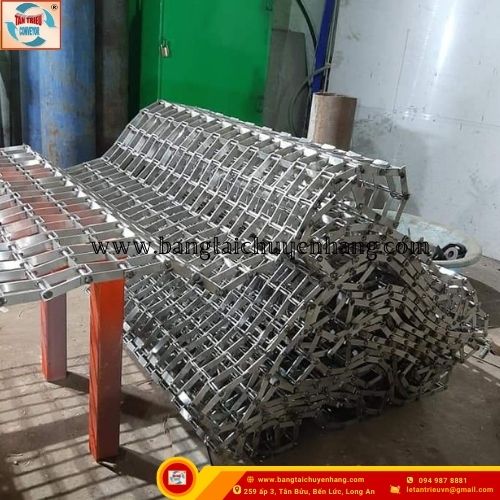 Băng tải lưới thép mạ kẽm