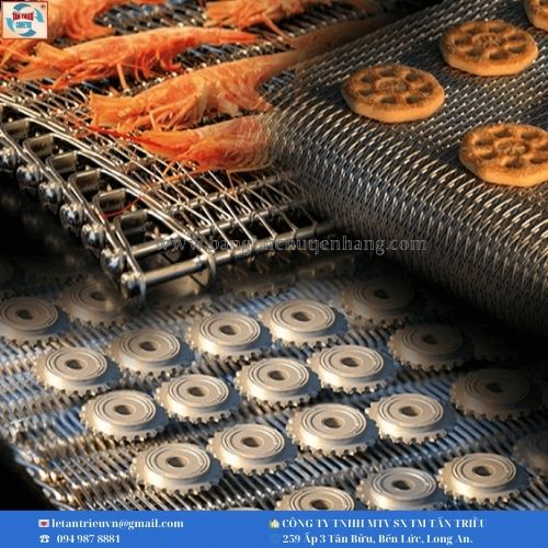 Lưới băng tải trong ngành thực phẩm