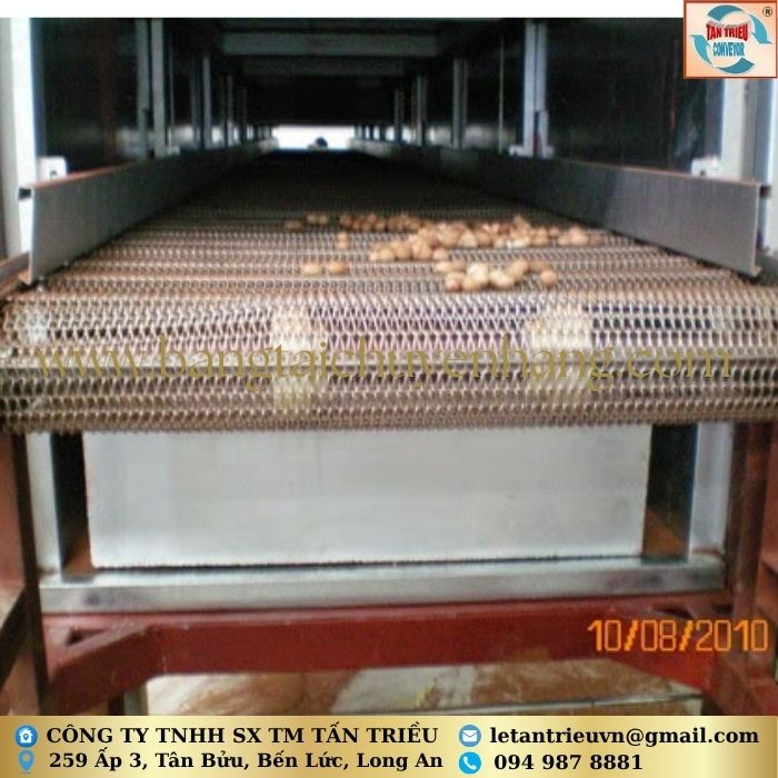 Băng Tải Lưới Sấy Thực Phẩm