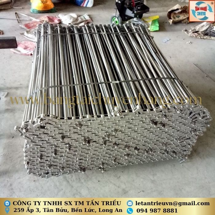 Lưới Băng Tải Inox Dạng Xích