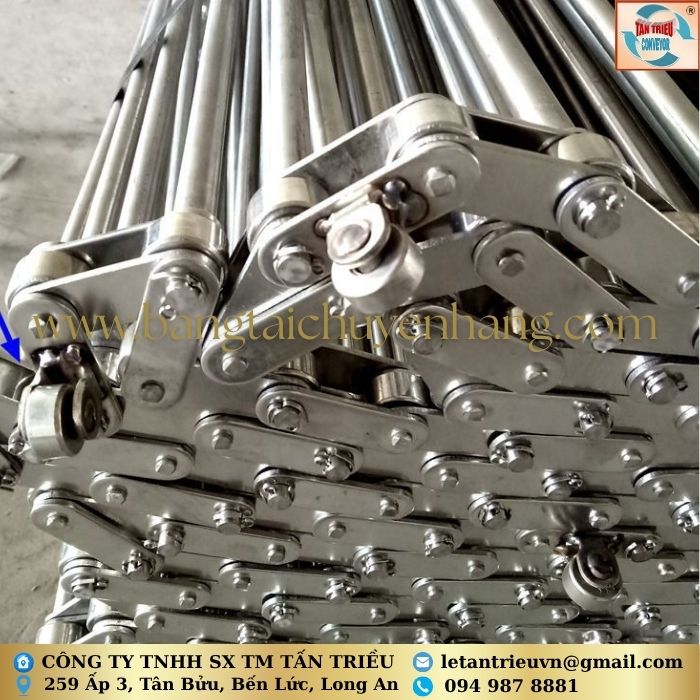 Lưới Băng Tải Inox Dạng Xích