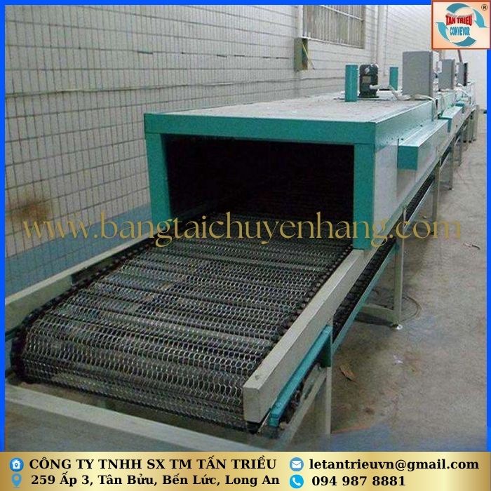 Băng tải lưới sấy dạng xoắn ốc