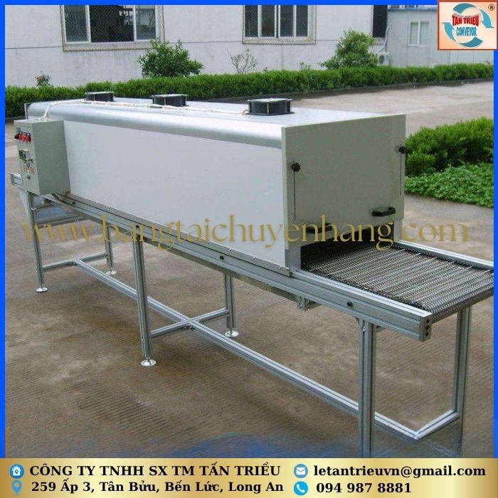 Băng tải sấy khung nhôm