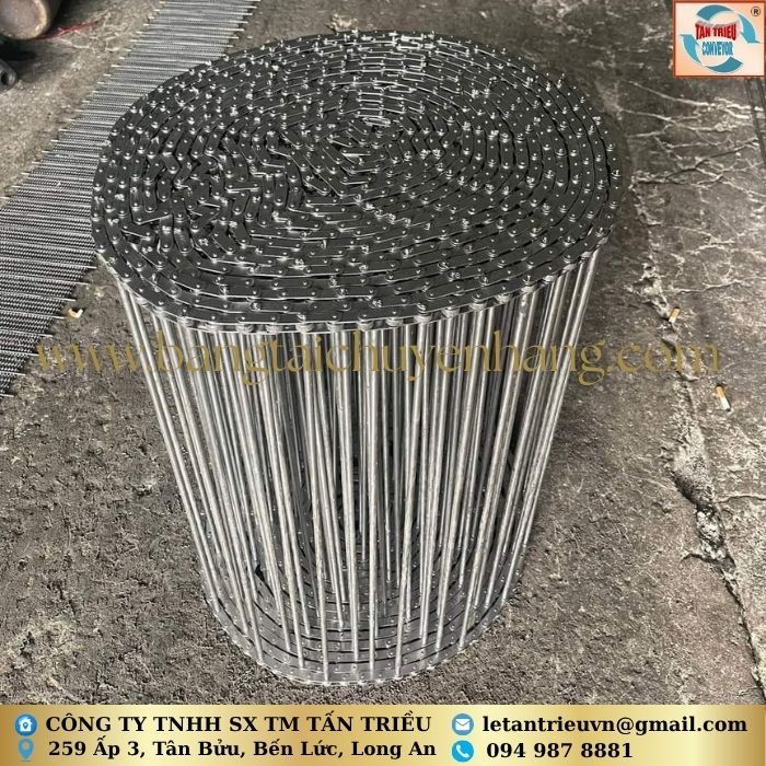 Lưới Băng Tải Inox Dạng Xích