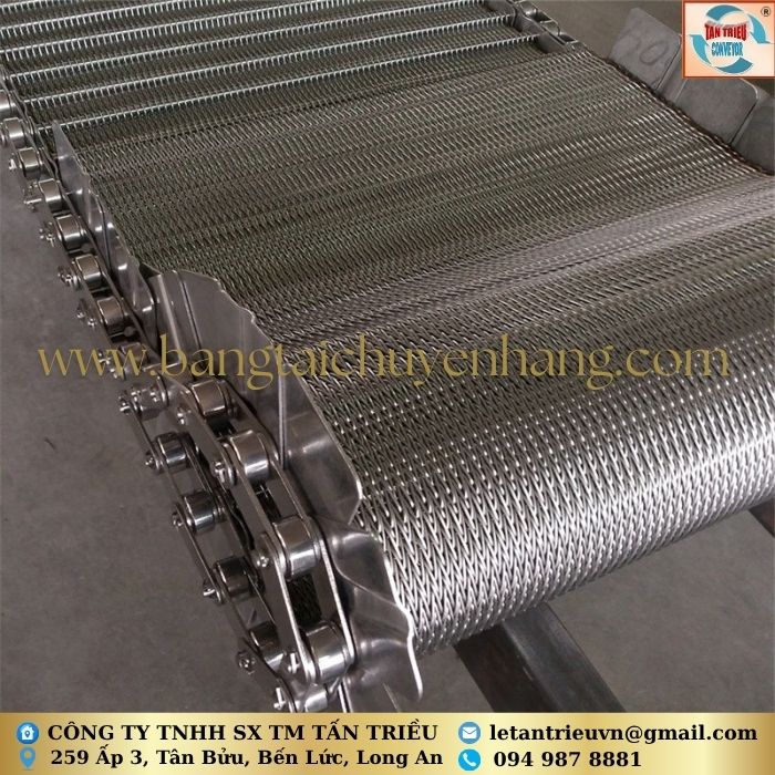 Băng Tải Lưới Sấy Inox Dạng Chiếu