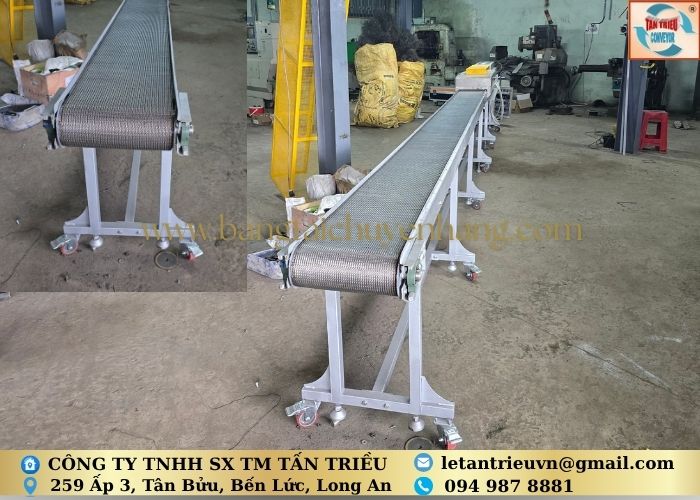 Băng Tải Lưới Sấy Inox Dạng Chiếu