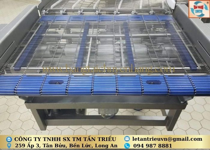 Lưới Băng Tải Inox Dạng Mắt Ngang