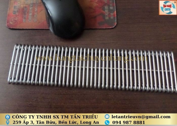 Lưới Băng Tải Dạng Mắt Cáo Thép Mạ Kẽm