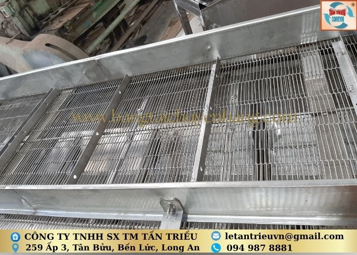 Lưới Băng Tải Inox Dạng Mắt Ngang