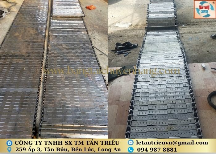 Lưới Băng Tải dạng Xích Inox 304