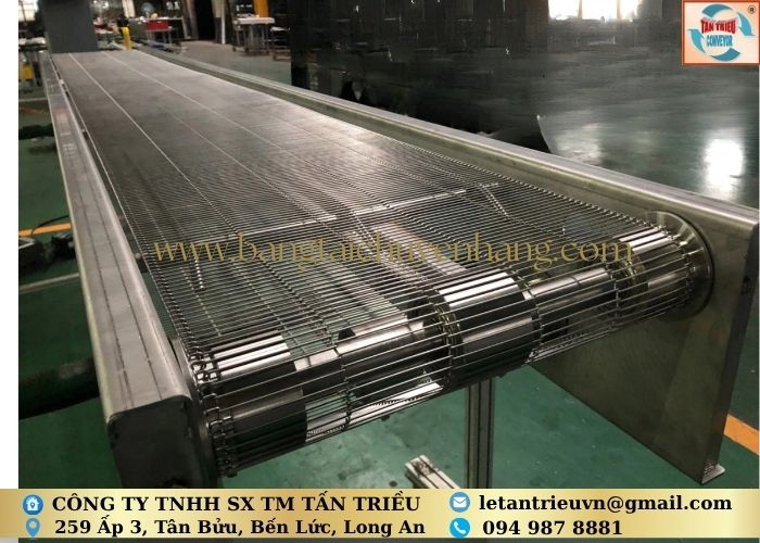 Lưới Băng Tải Inox Dạng Mắt Ngang