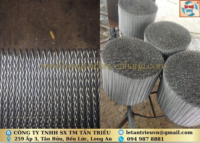 Lưới băng tải dạng chiếu