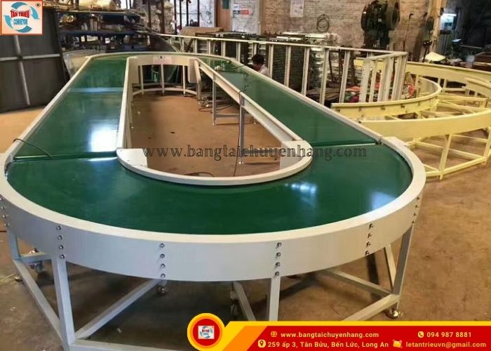 Băng tải góc cong Tấn Triều