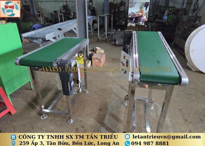 Băng Tải PVC Xanh Trơn