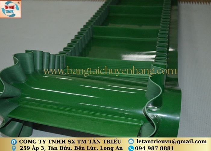 Băng tải pvc tai bèo