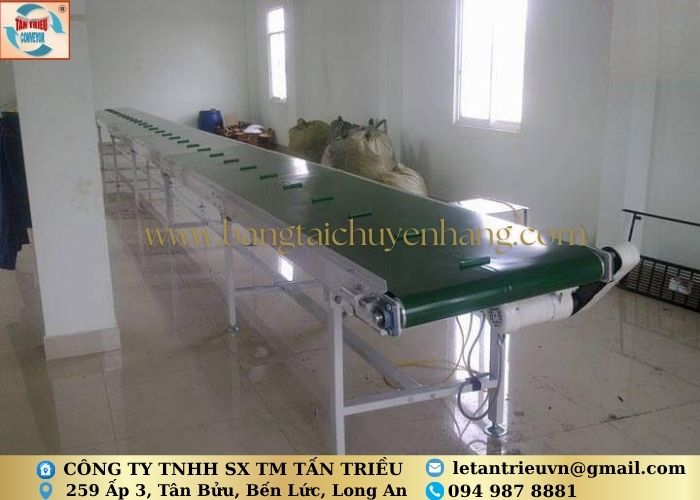 Băng Tải PVC Xanh Trơn