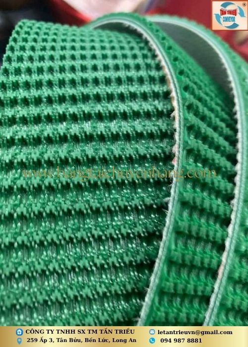 Dây băng tải PVC xanh nhám