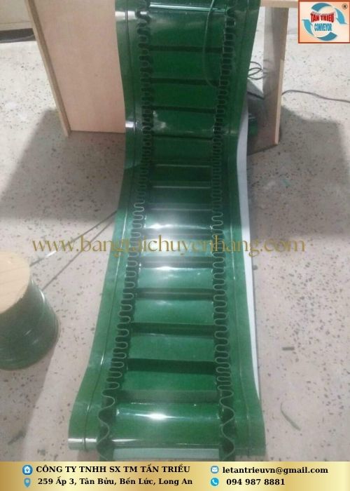 Dây băng tải PVC có gân