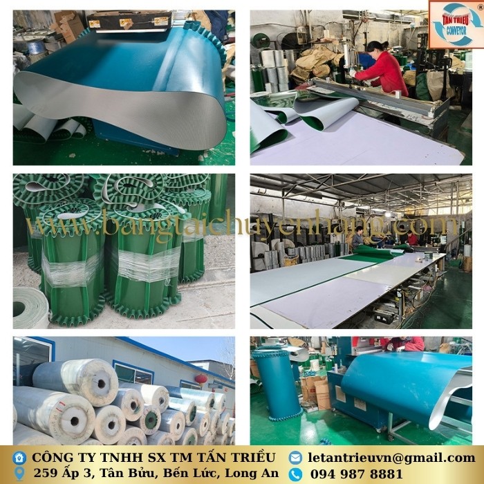 Gia công băng tải PVC chịu nhiệt