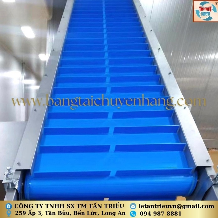 Dây băng tải PU có gờ
