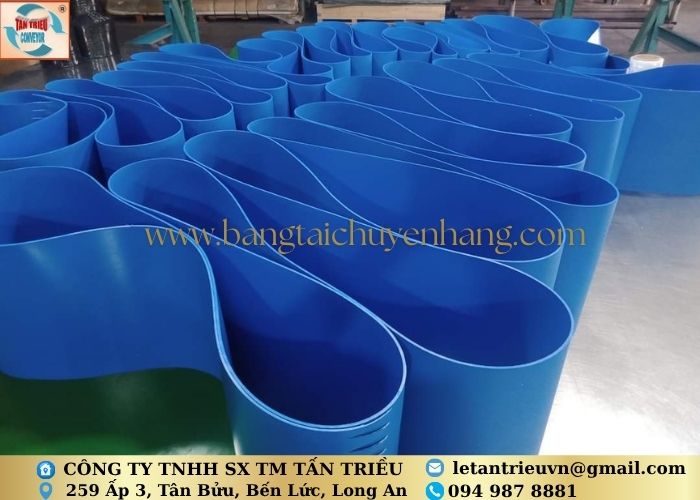 Dây băng tải PU xanh