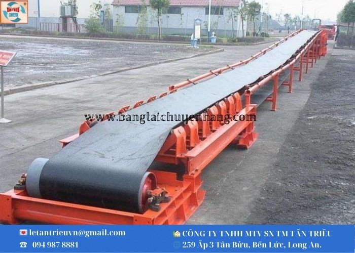 Băng Tải Cao Su Lòng Máng