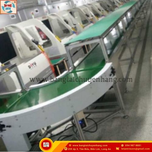 Băng Tải Góc Cong