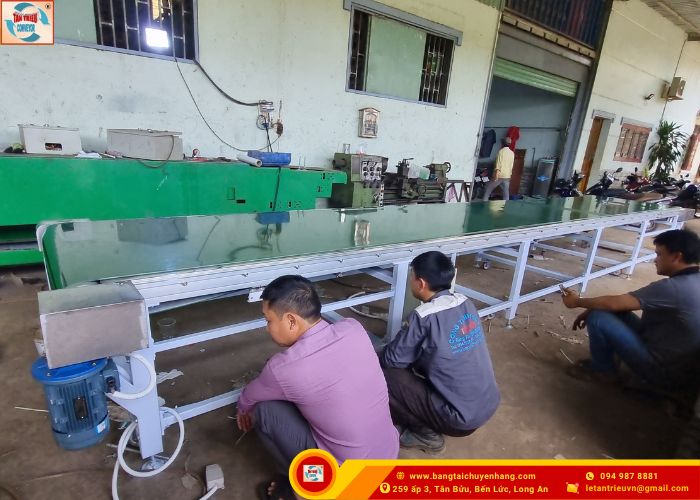 Băng Tải Pvc Xanh