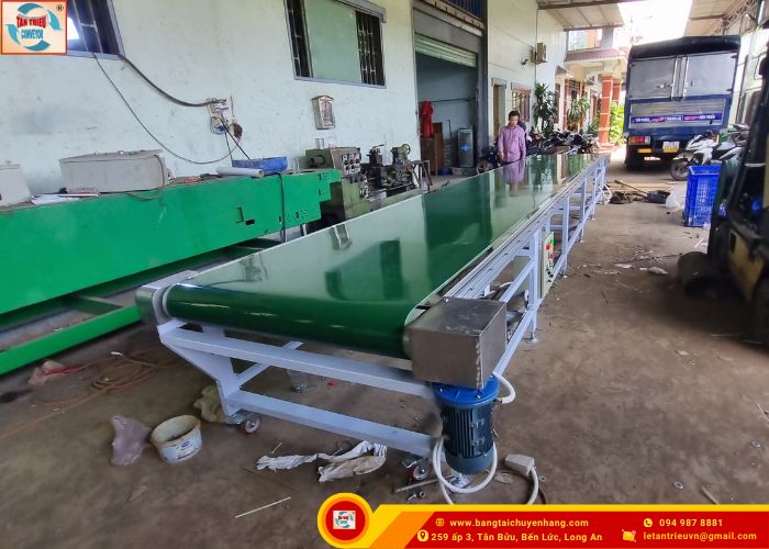 Băng Tải Pvc Xanh